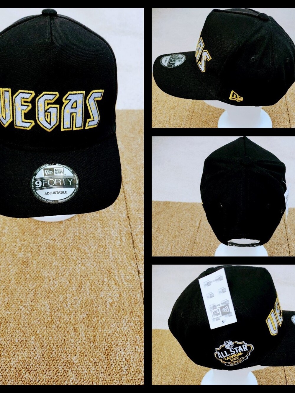 VEGAS GOLDEN KNIGHTS NHL HOCKEY SNAPBACK HAT.